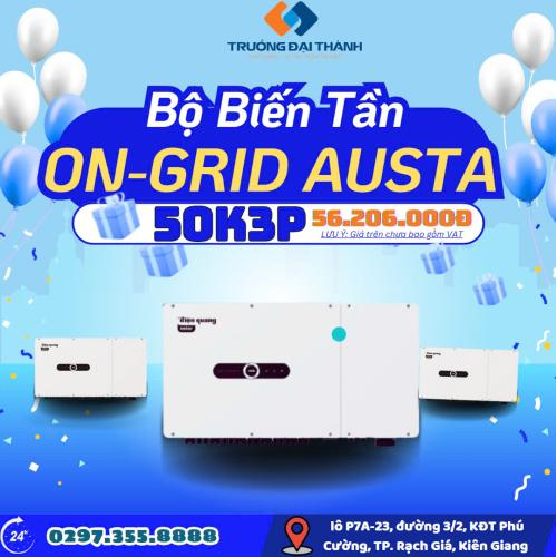 Bộ Biến Tần On-grid Austa 50K3P (3 pha, 50kWp)